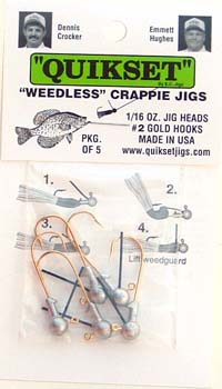 Quickset Weedless Crappie Jigs - Angler's Headquarters