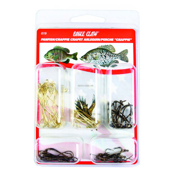 Eagle Claw Panfish/Crappie Hook Assortment (Size 2) - Angler's Headquarters