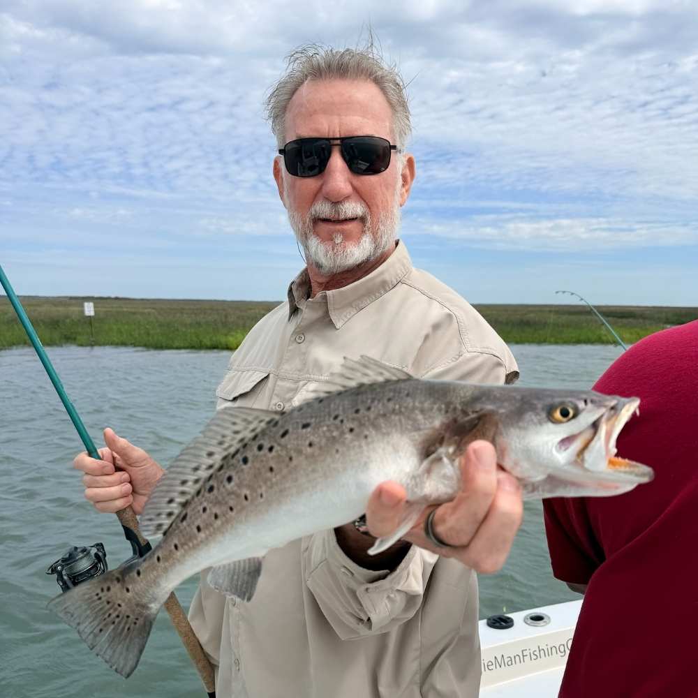 A nice trout caught this week with Captain Patrick Kelly