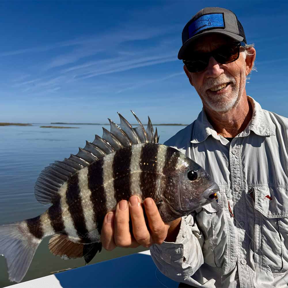Caught on the fly yesterday with Captain Tuck Scott