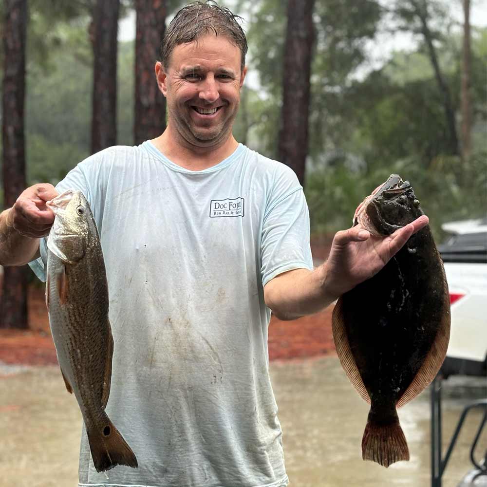 The author weathered Debbie to catch these last week