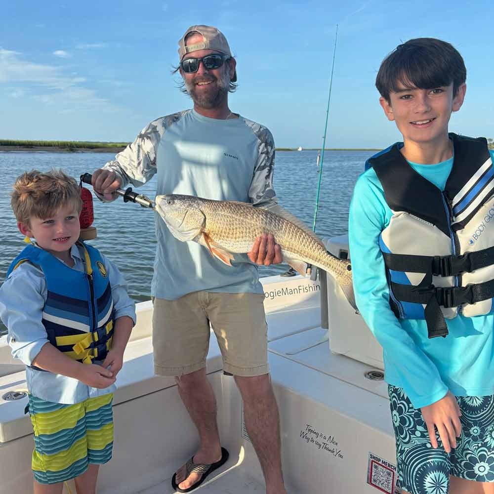 A nice redfish yesterday with Captain Patrick Kelly