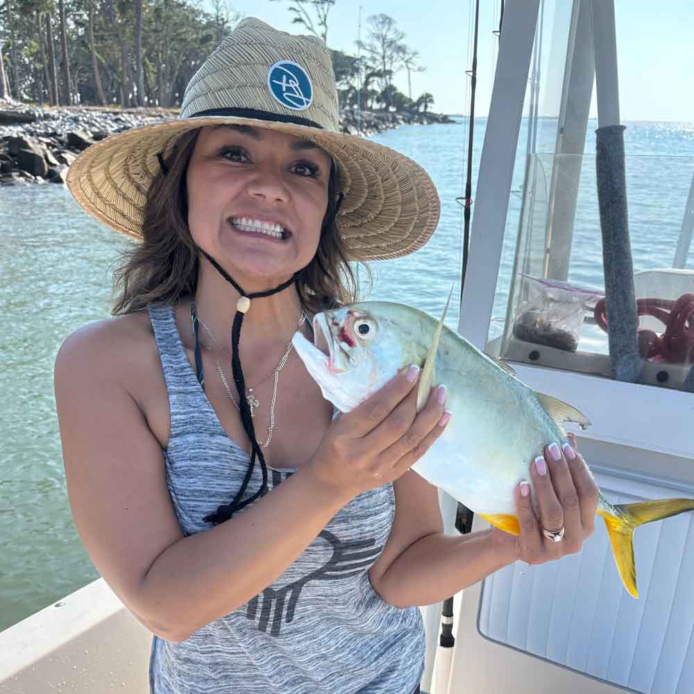 A jack caught with Captain Pat Kelly