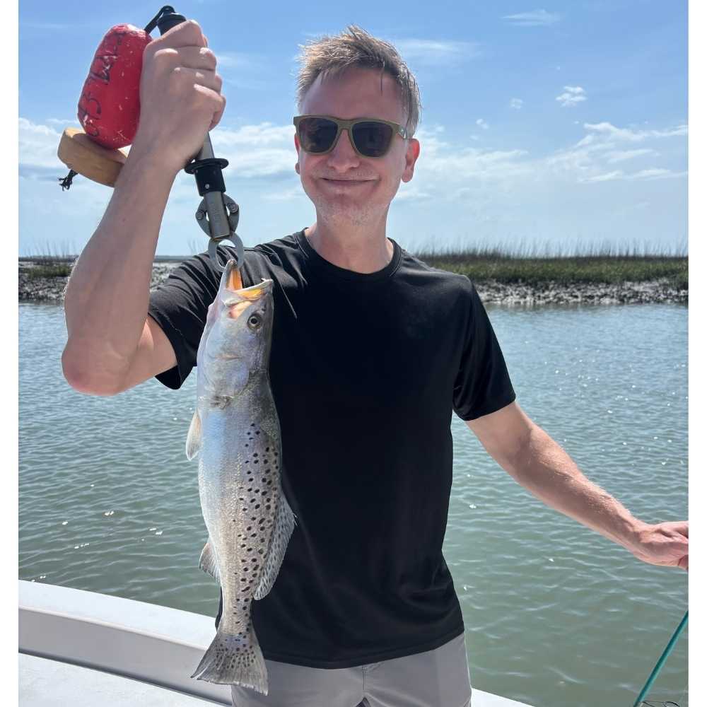 A nice trout caught this week with Captain Patrick Kelly