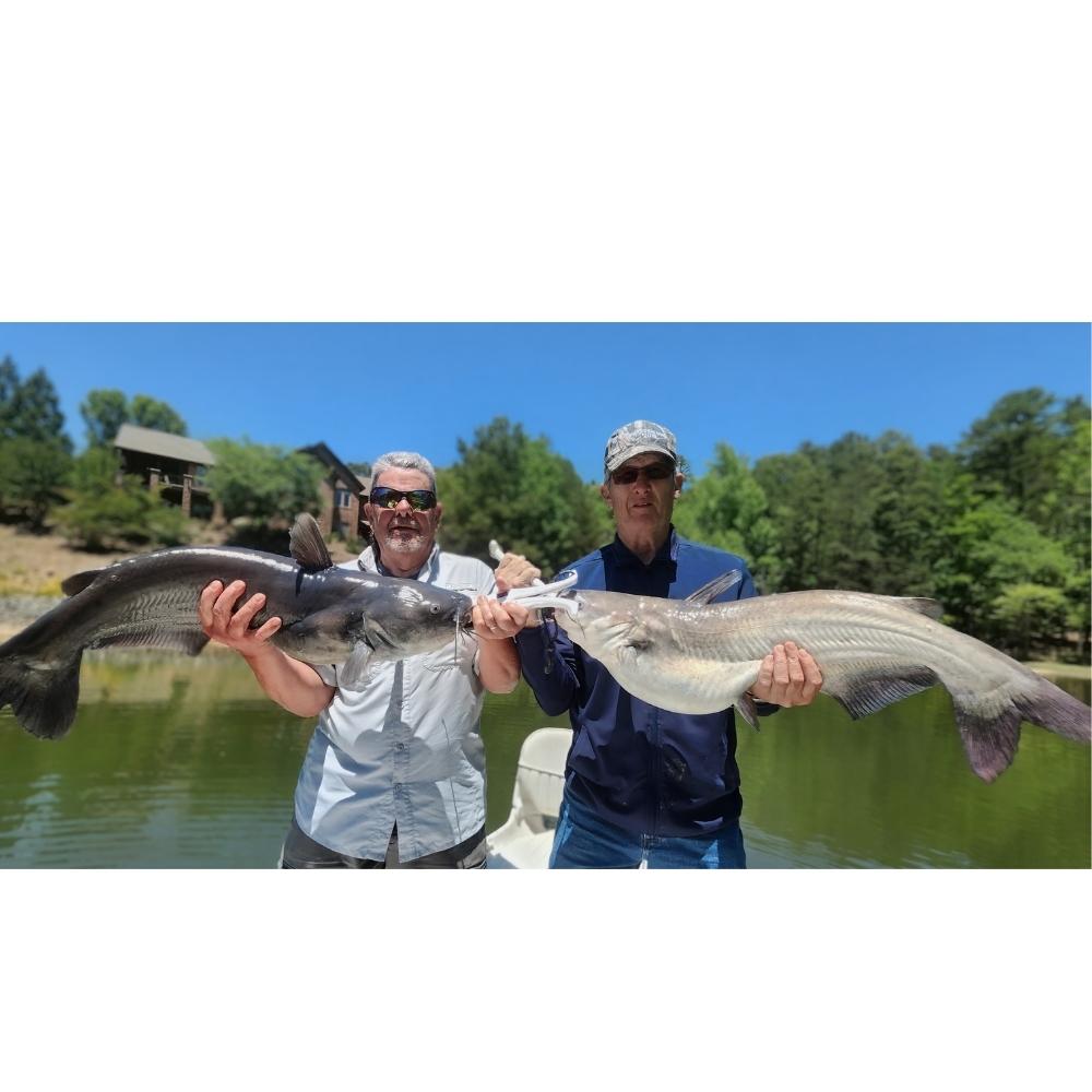 Captain Chris Nichols and Lake Wylie spawning pair