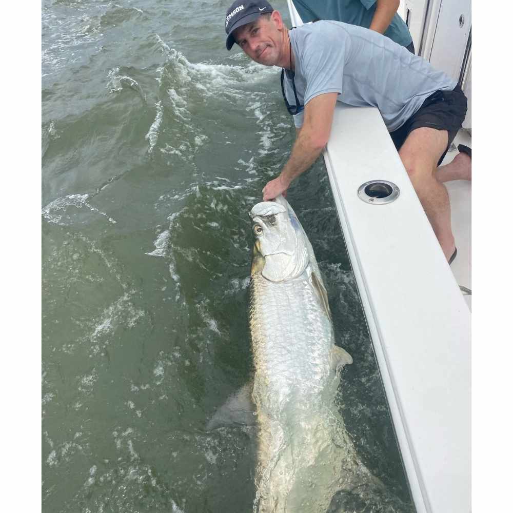 Another silver king caught with Captain Addison Rupert