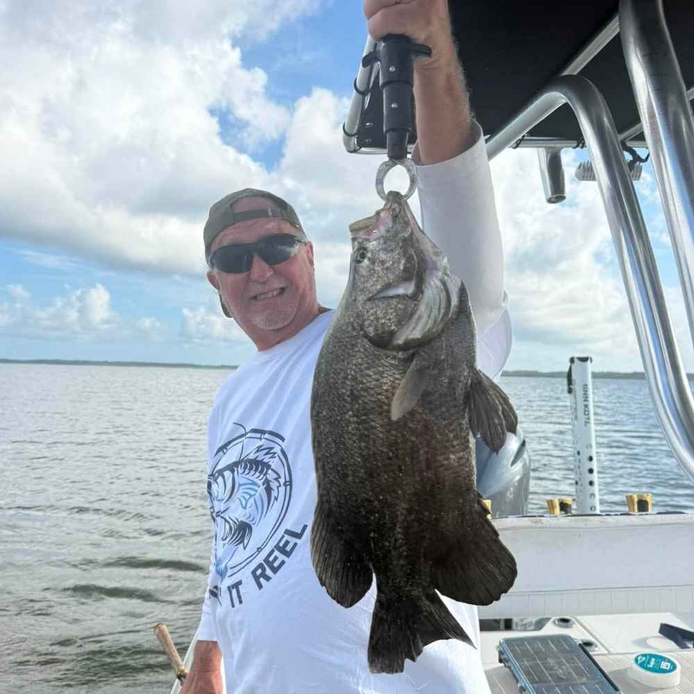A nice tripletail caught this week with Lowcountry Inshore Charters