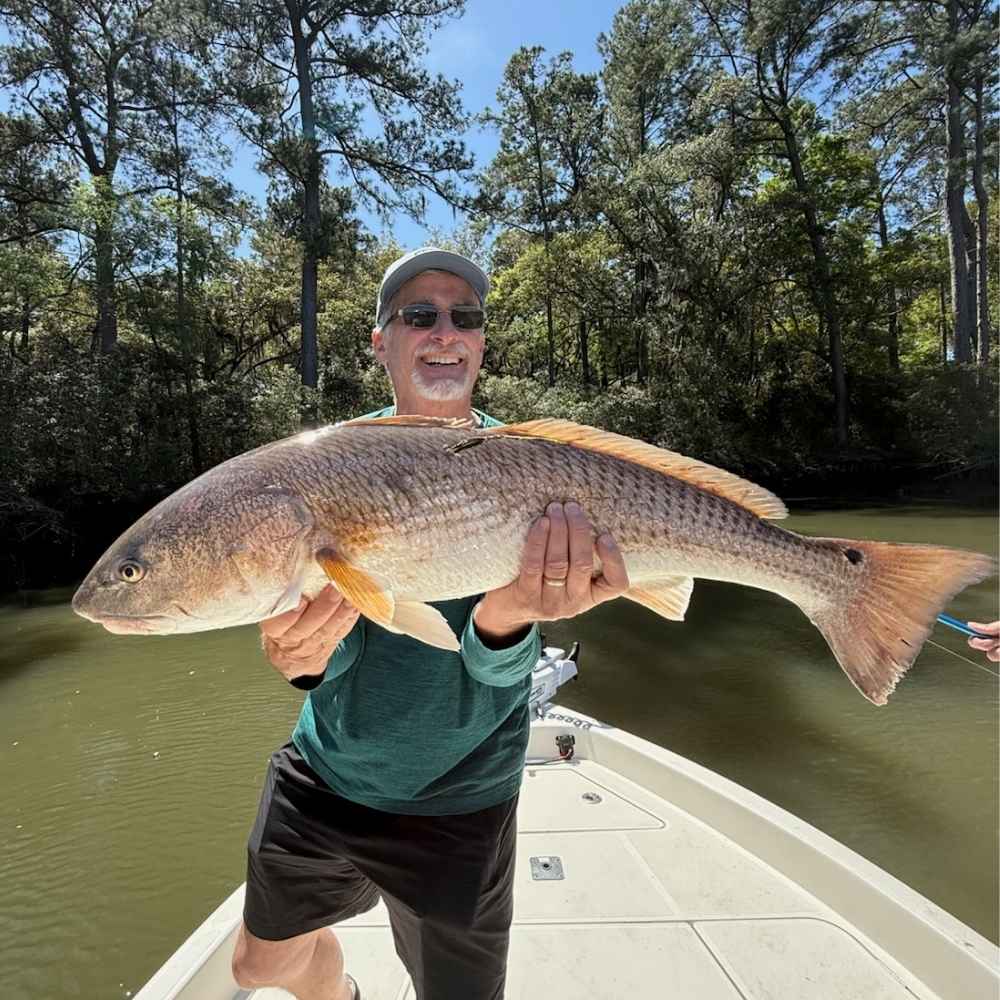 One of those giant creek reds Captain Rob Bennett is talking about
