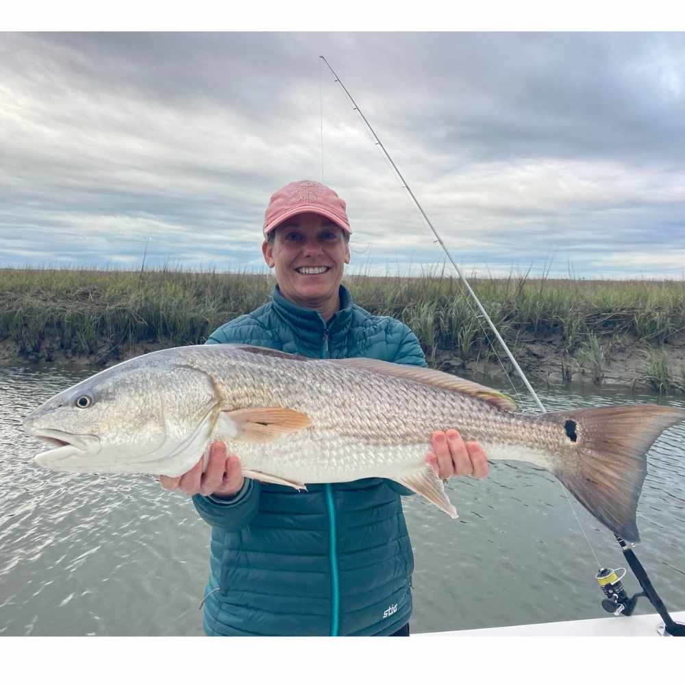 Inshore redfish don't get much bigger - with Captain Addison Rupert
