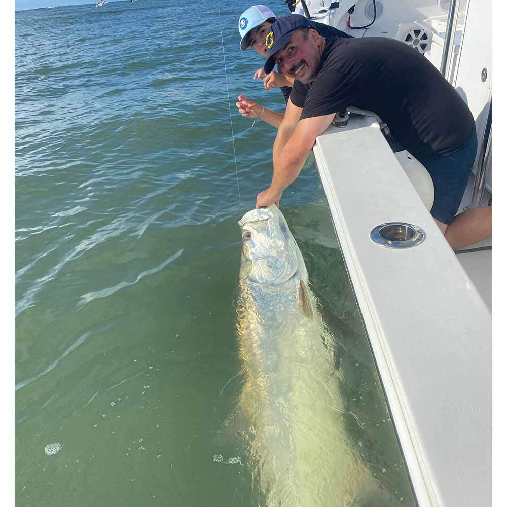 Brought boat-side with Captain Addison Rupert