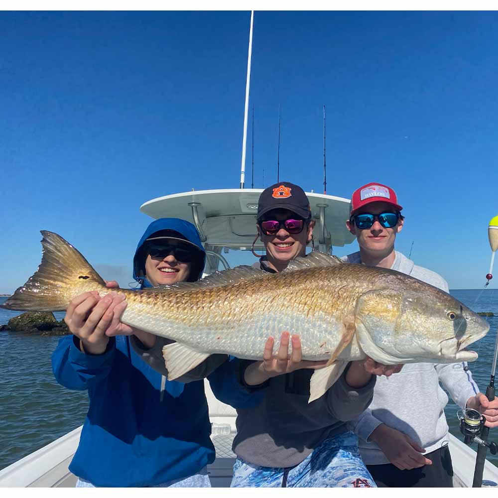With Addison Rupert on live shrimp at the jetties! 