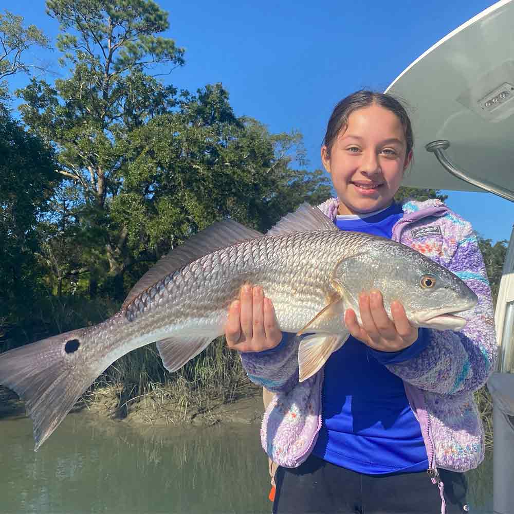 Caught back in the creeks with Captain Addison Rupert