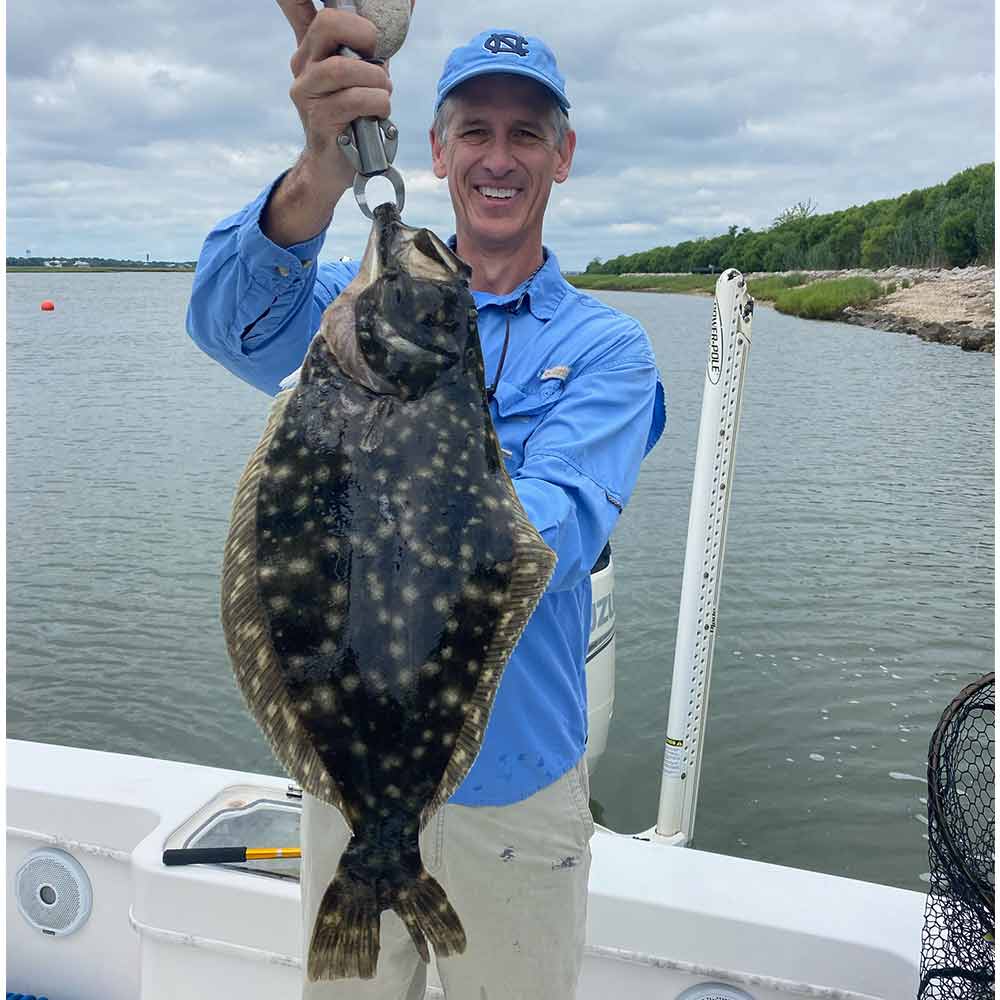 A doormat caught this week with Captain Addison Rupert