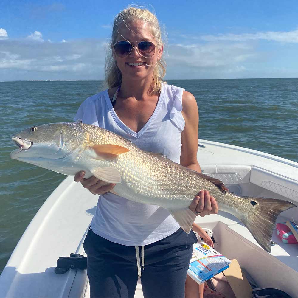 Caught at the jetties with Captain Addison Rupert