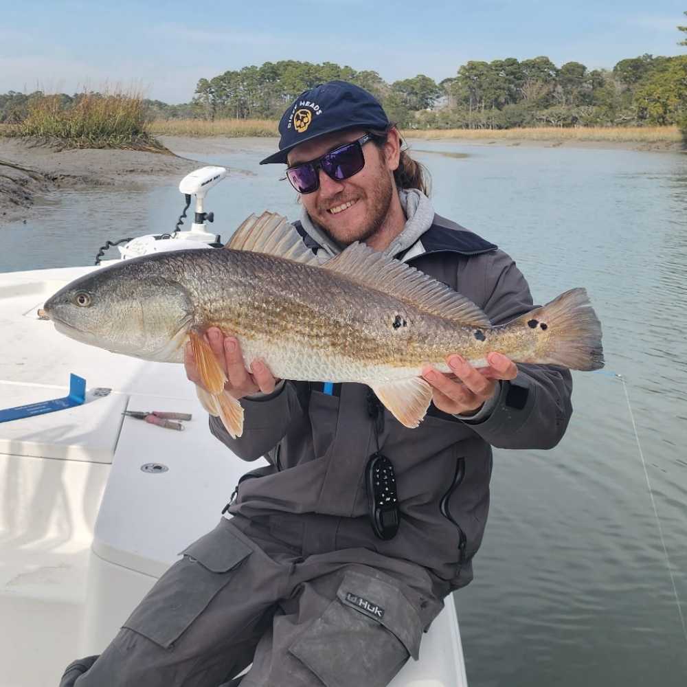 A nice red caught off Captain Rob Bennett's boat