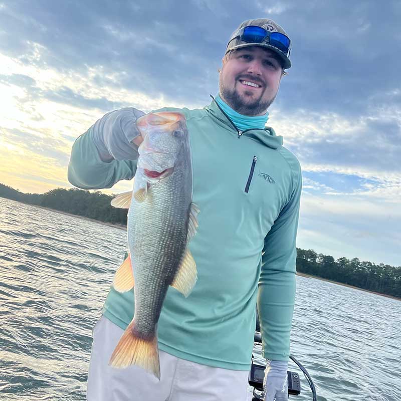 Guide Josh Rockefeller on Clarks Hill yesterday