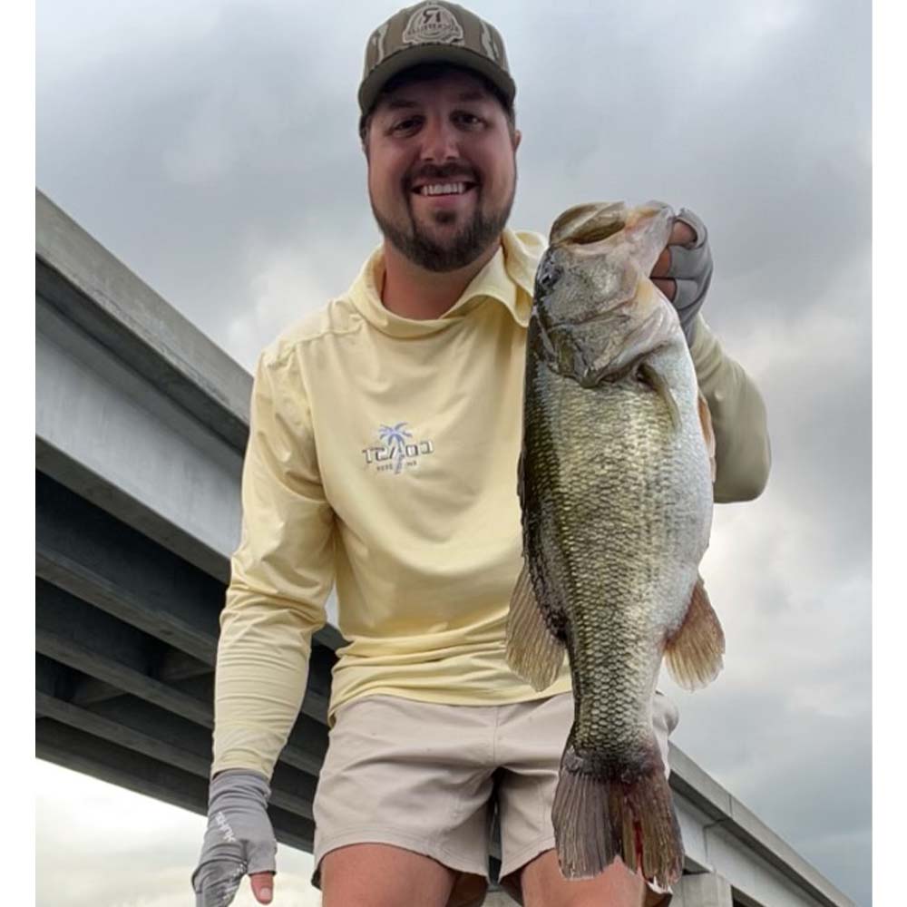 Josh Rockefeller with a nice bridge fish