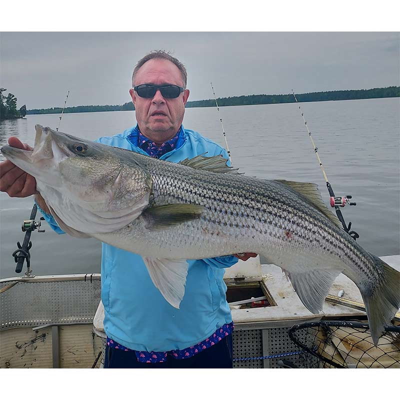 A giant caught with Captain Chris Simpson