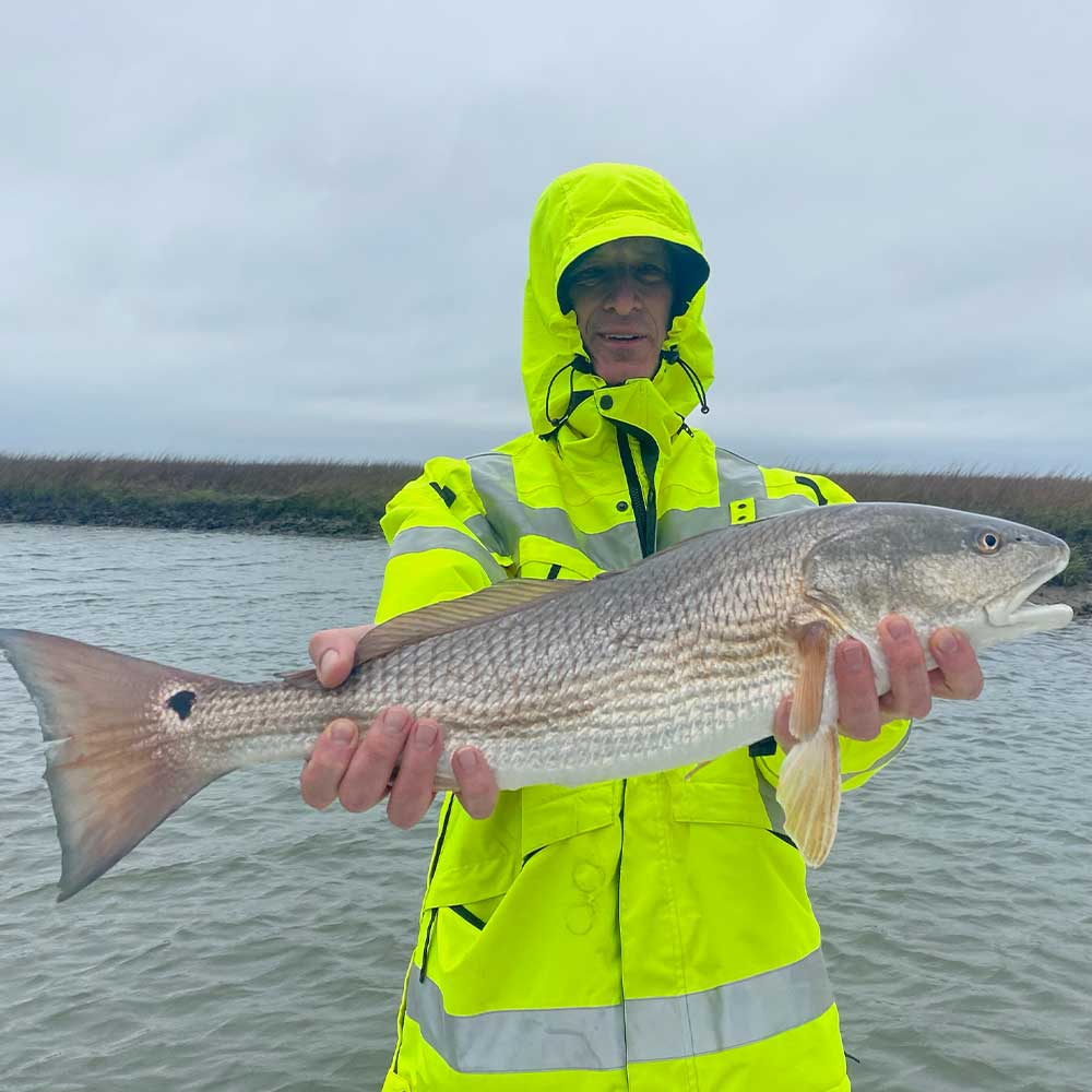 Fishing in the rain with Captain Addison Rupert