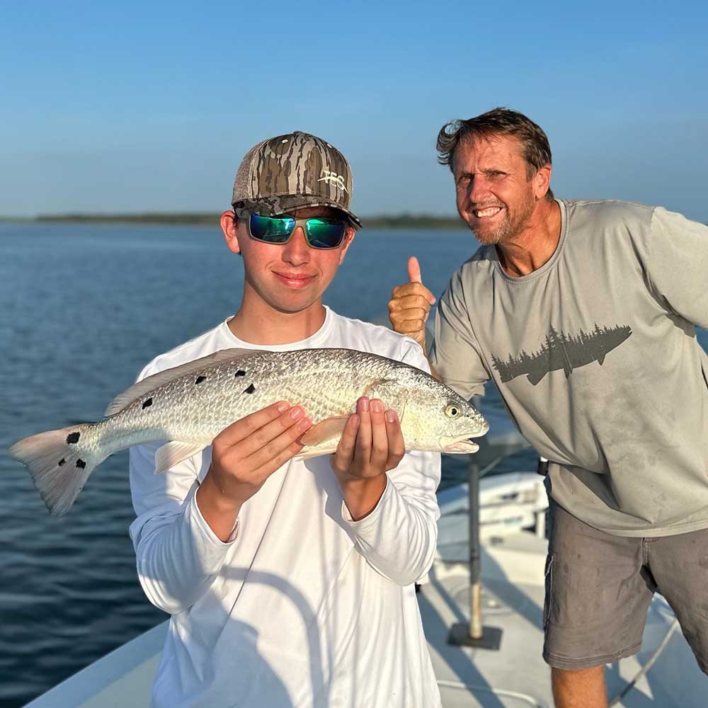 With Captain Ron Davis