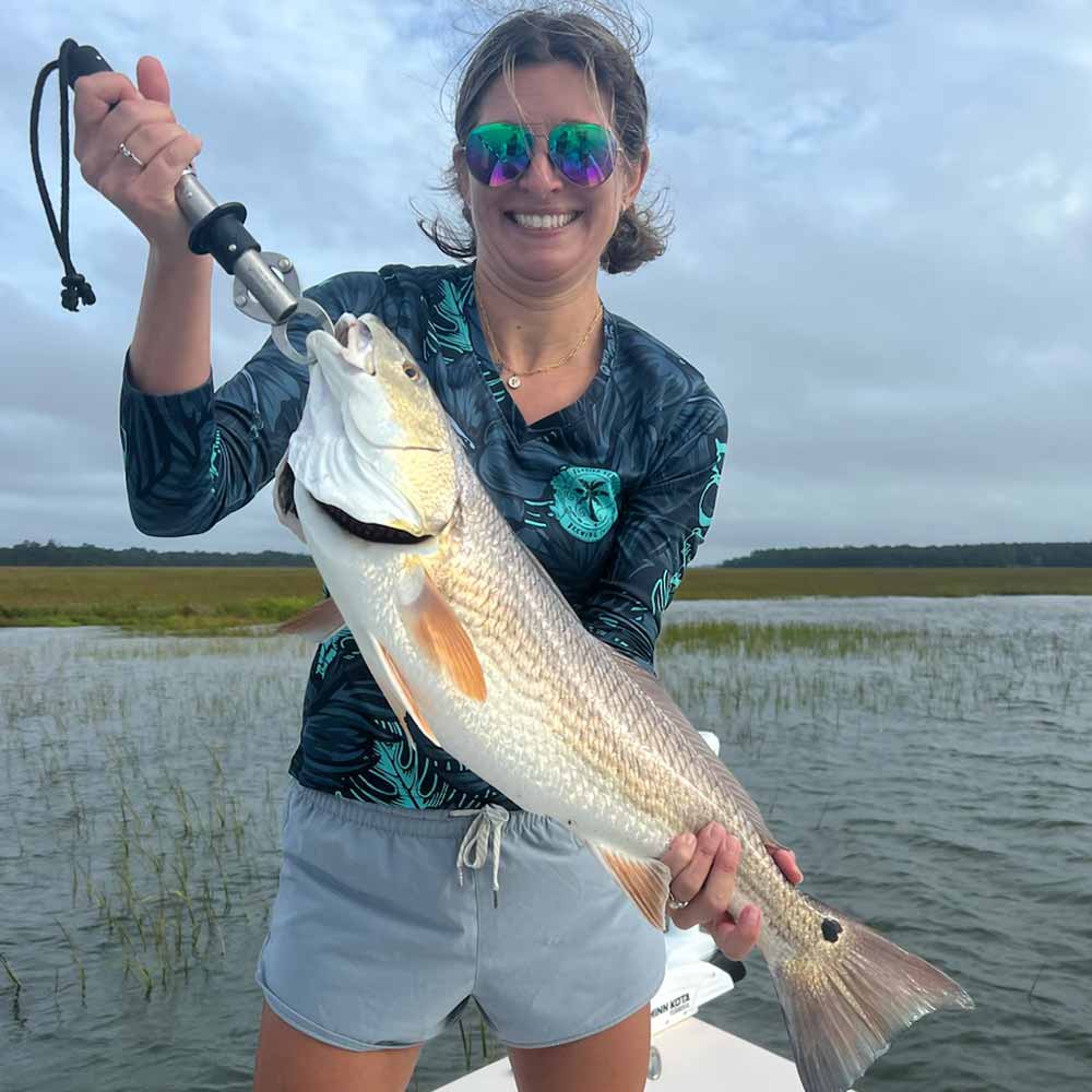 A beautiful Lowcountry redfish - photo courtesy of Captain Trent Malphrus