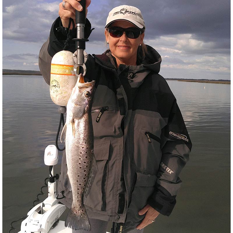 An early spring trout with Captain Greg Holmes 