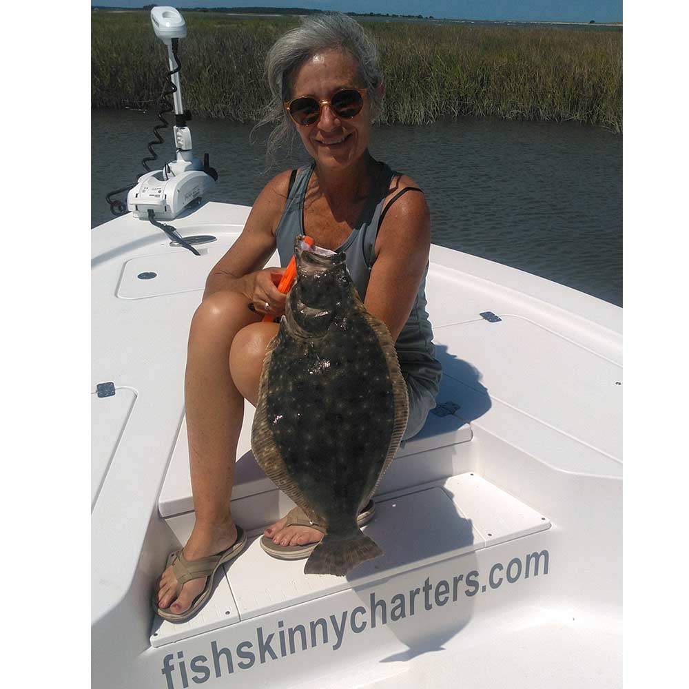 A good one caught with Captain Greg Holmes