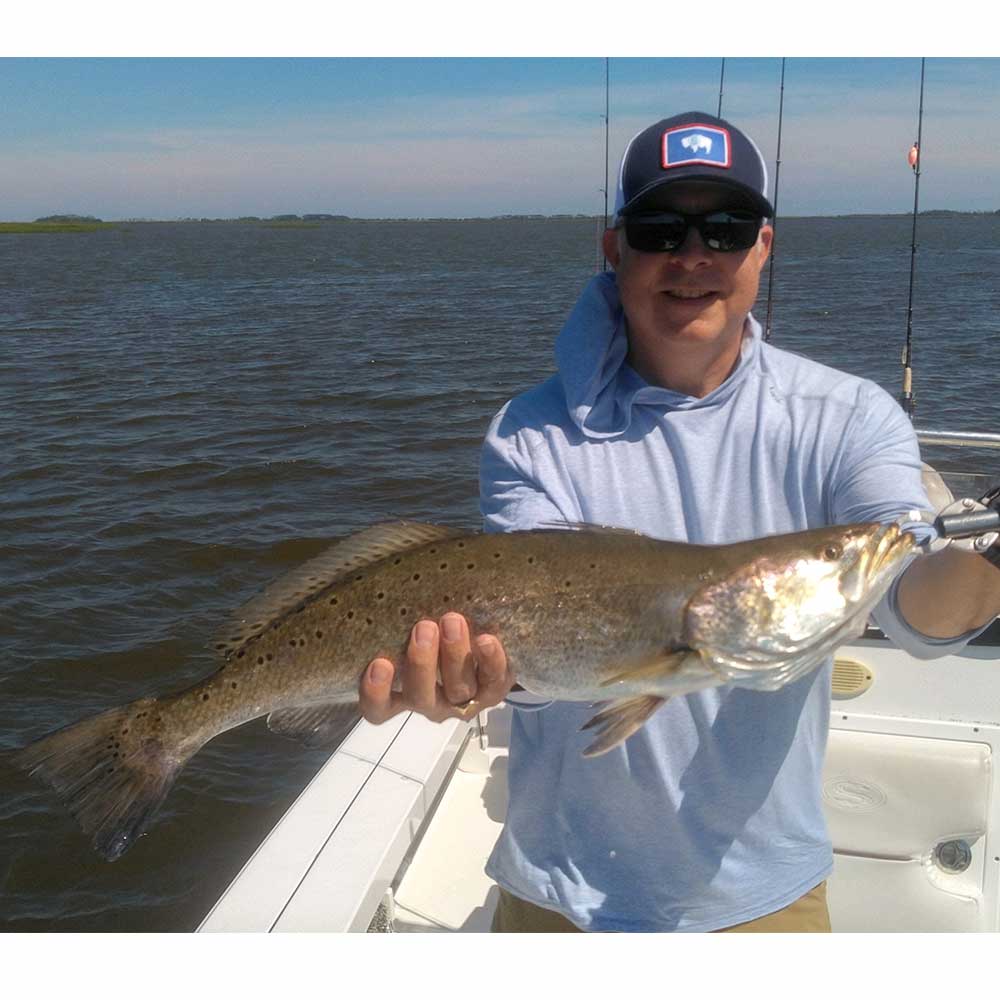A gator caught this week with Captain Greg Holmes