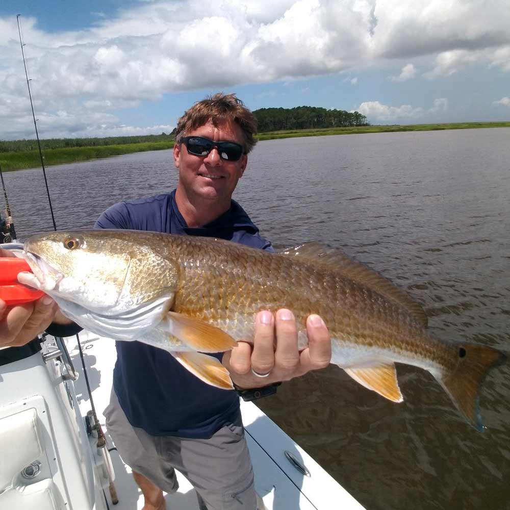 With Captain Greg Holmes