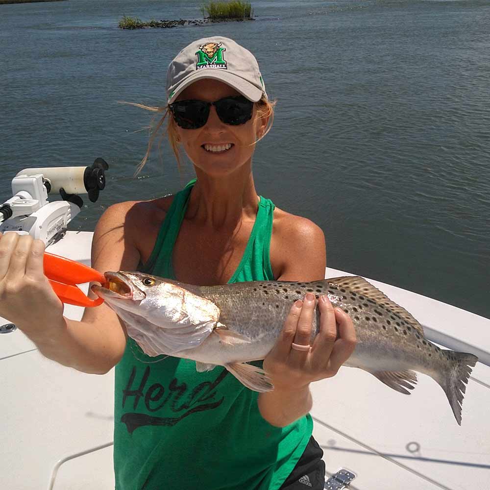 On cut bait this week with Captain Greg Holmes 