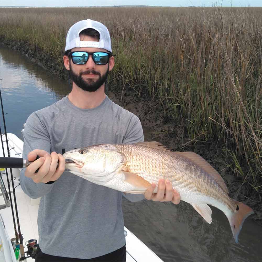 A nice redfish caught this week with Captain Greg Holmes