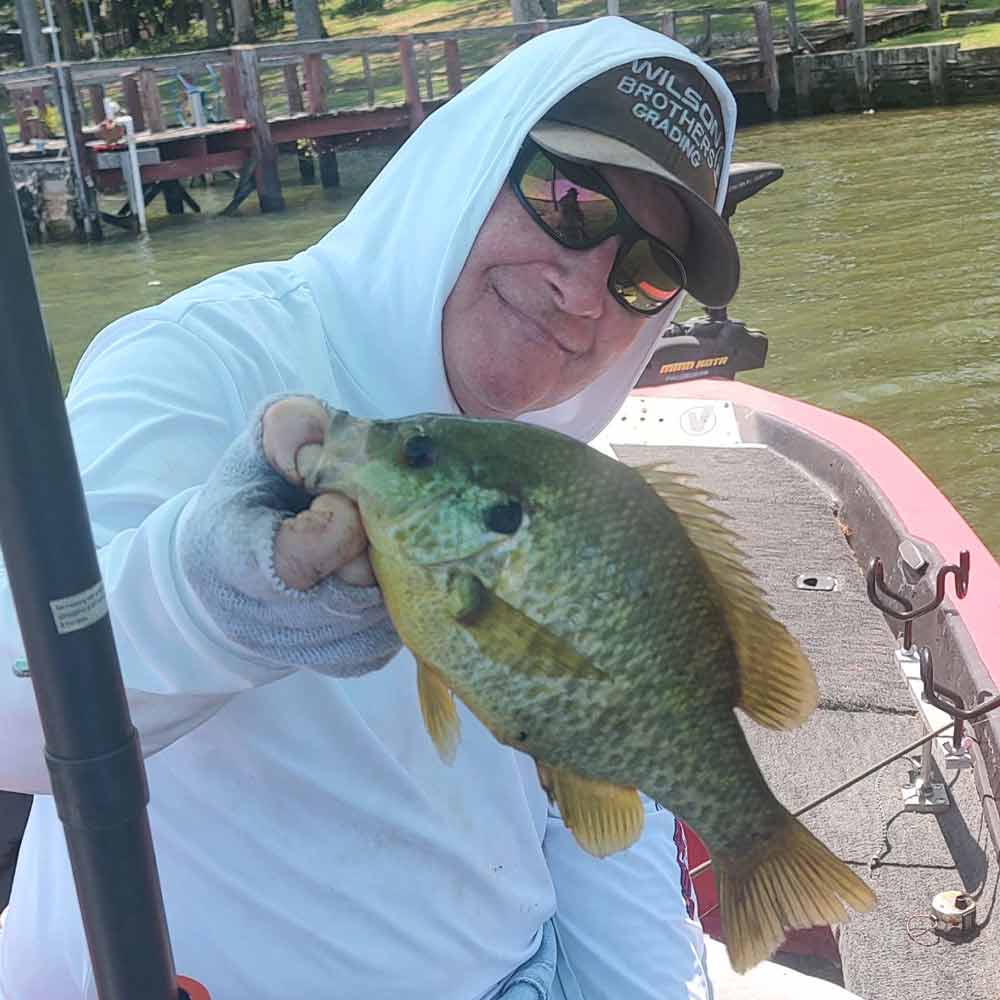 Guide Wendell Wilson with a good one