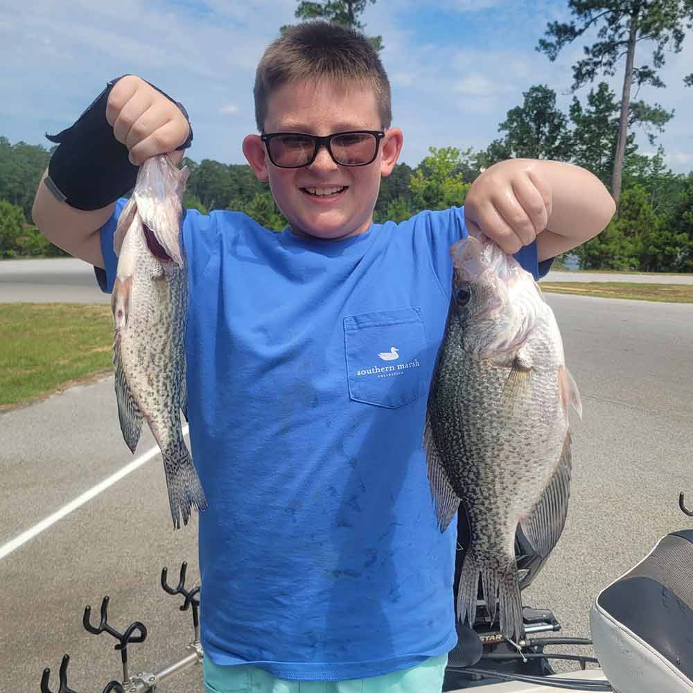 A couple of good ones caught with Captain Roland Addy 