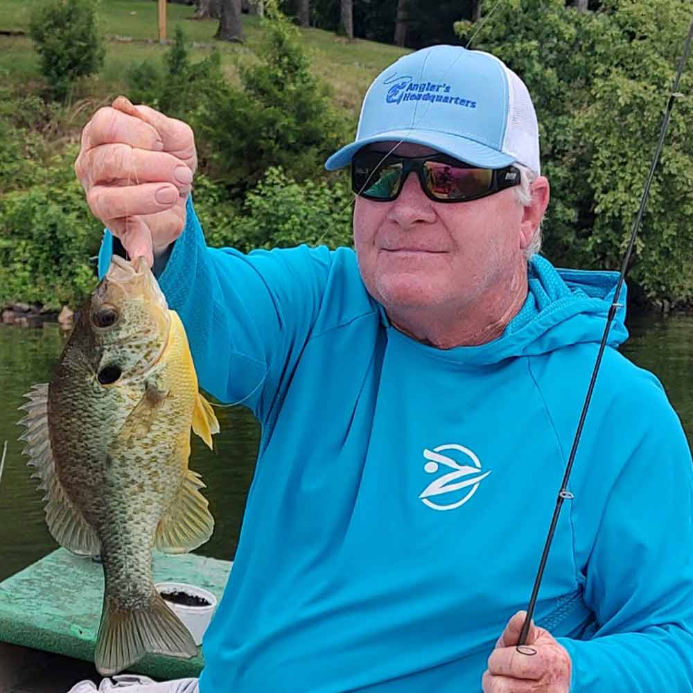 Guide Wendell Wilson with a big Greenwood shellcracker this week