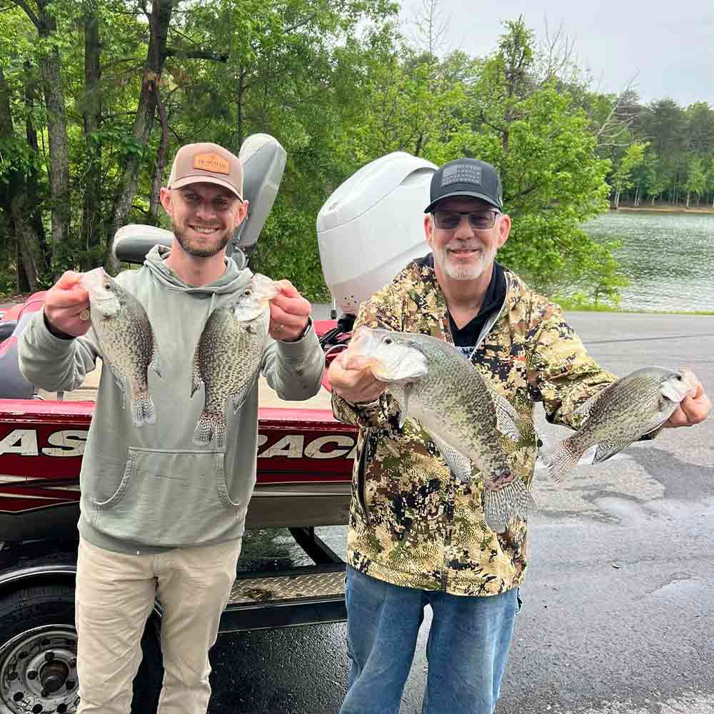 Nice ones caught with Captain Rodney Donald - notice the big white crappie