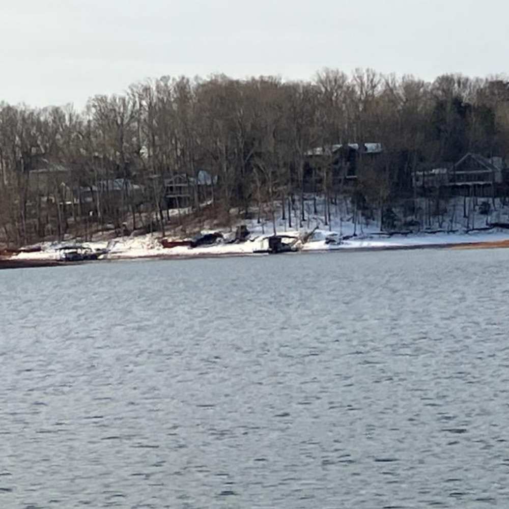 Actually Lake Hartwell, but still a reminder of the recent storm :-) 