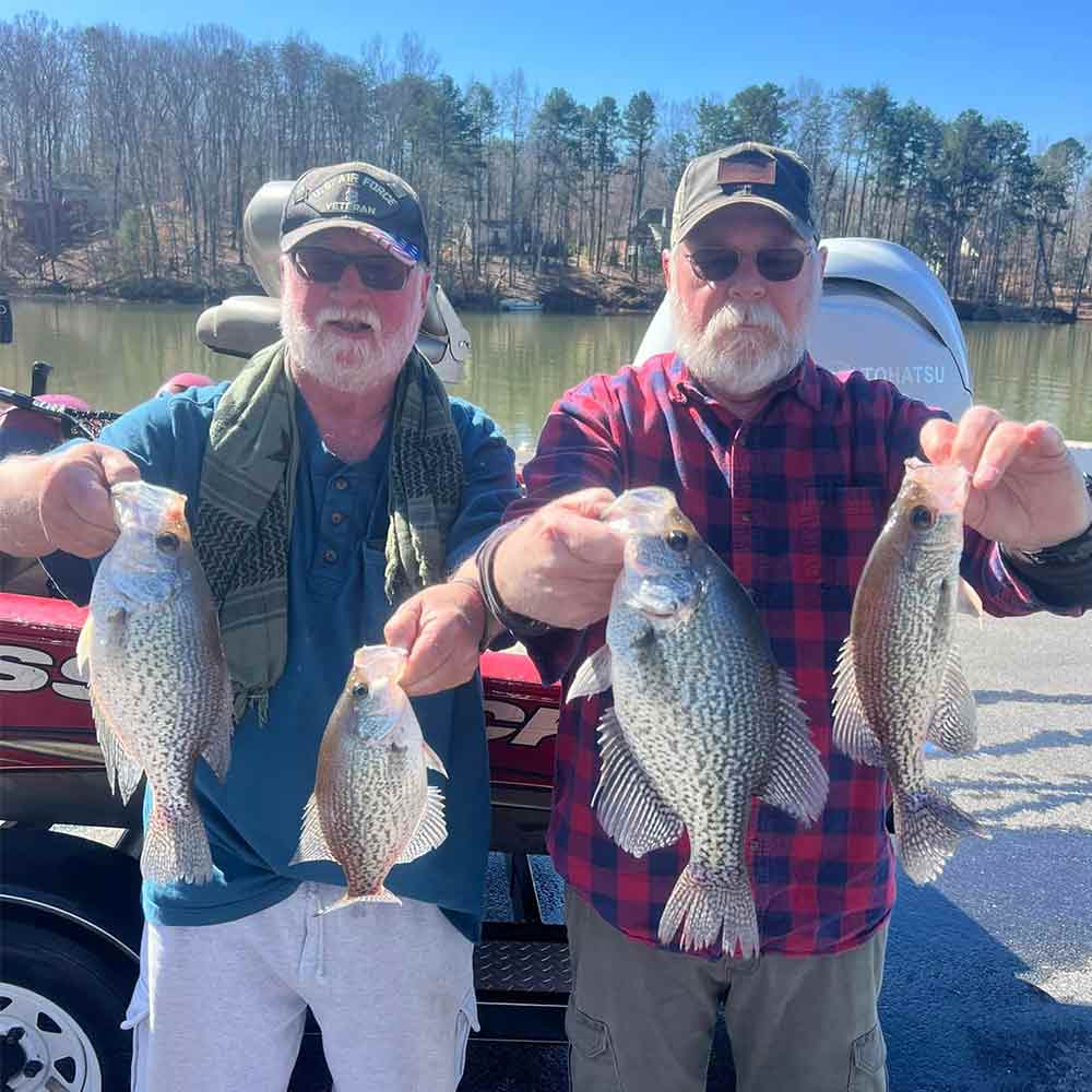 Catching slabs this morning with Captain Rodney Donald
