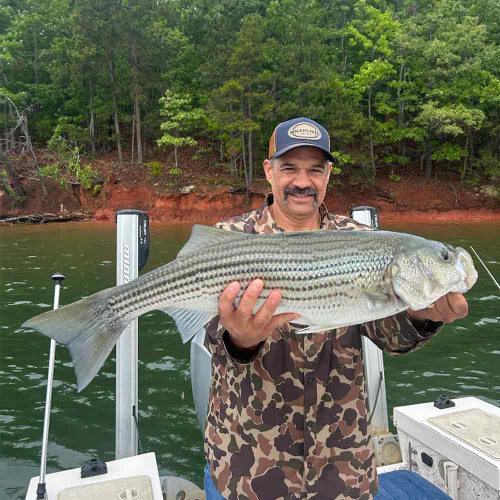 A beauty caught with Guide Chip Hamilton 