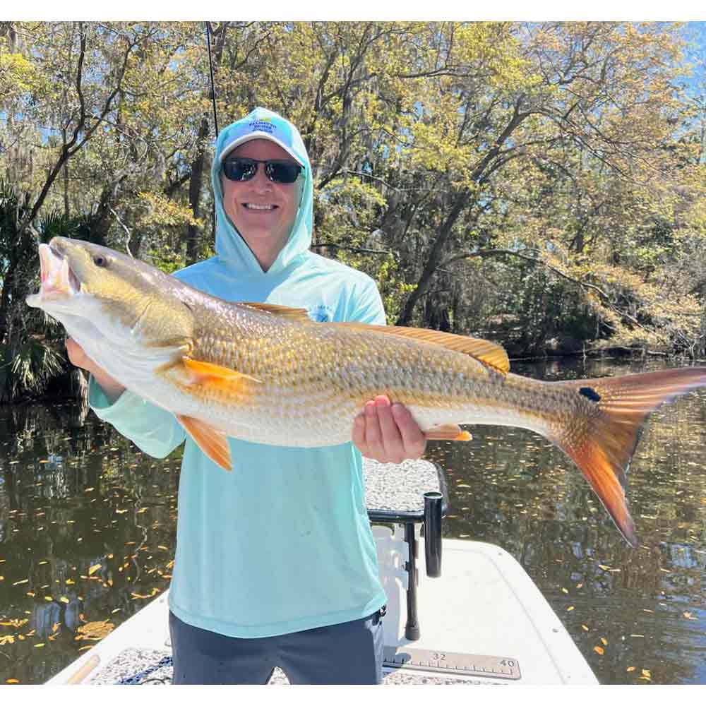 A beautiful lagoon fish caught with Captain Trent Malphrus