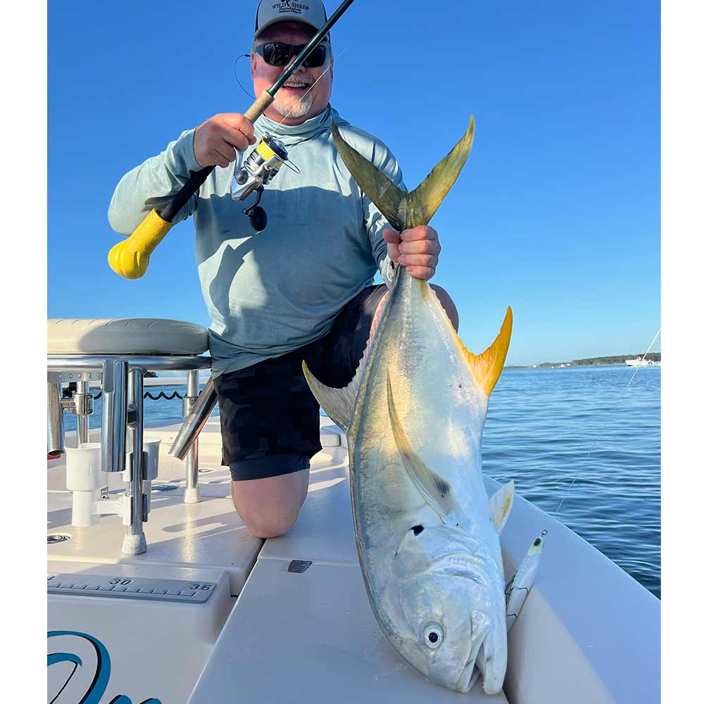 A big jack this week on a swimbait