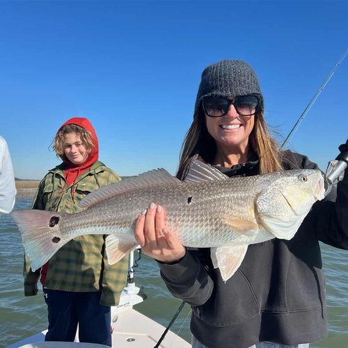 A multi-spot red caught this week with Captain Trent Malphrus