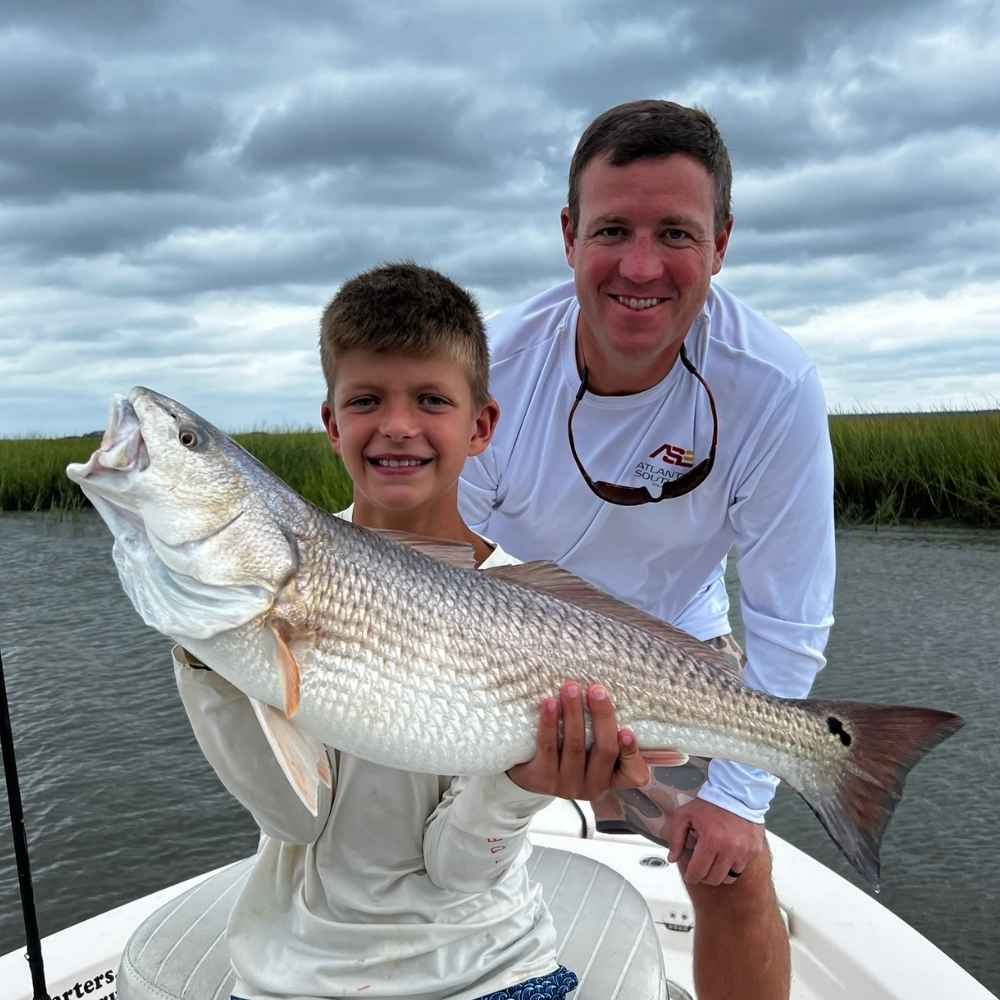 A nice redfish caught this week with Captain Trent Malphrus