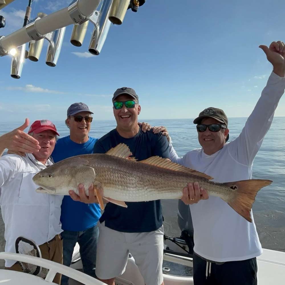 Of course, not all the bulls have made it offshore yet - with Captain Kai Williams 