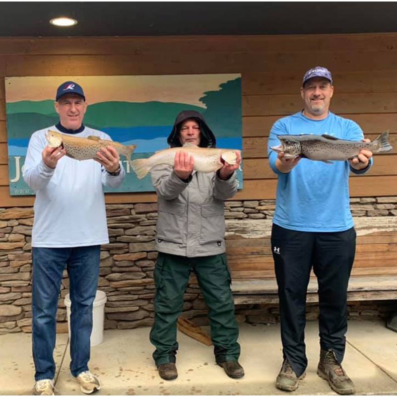 Jocassee Outdoor Center 2/13 Trout Tournament Results
