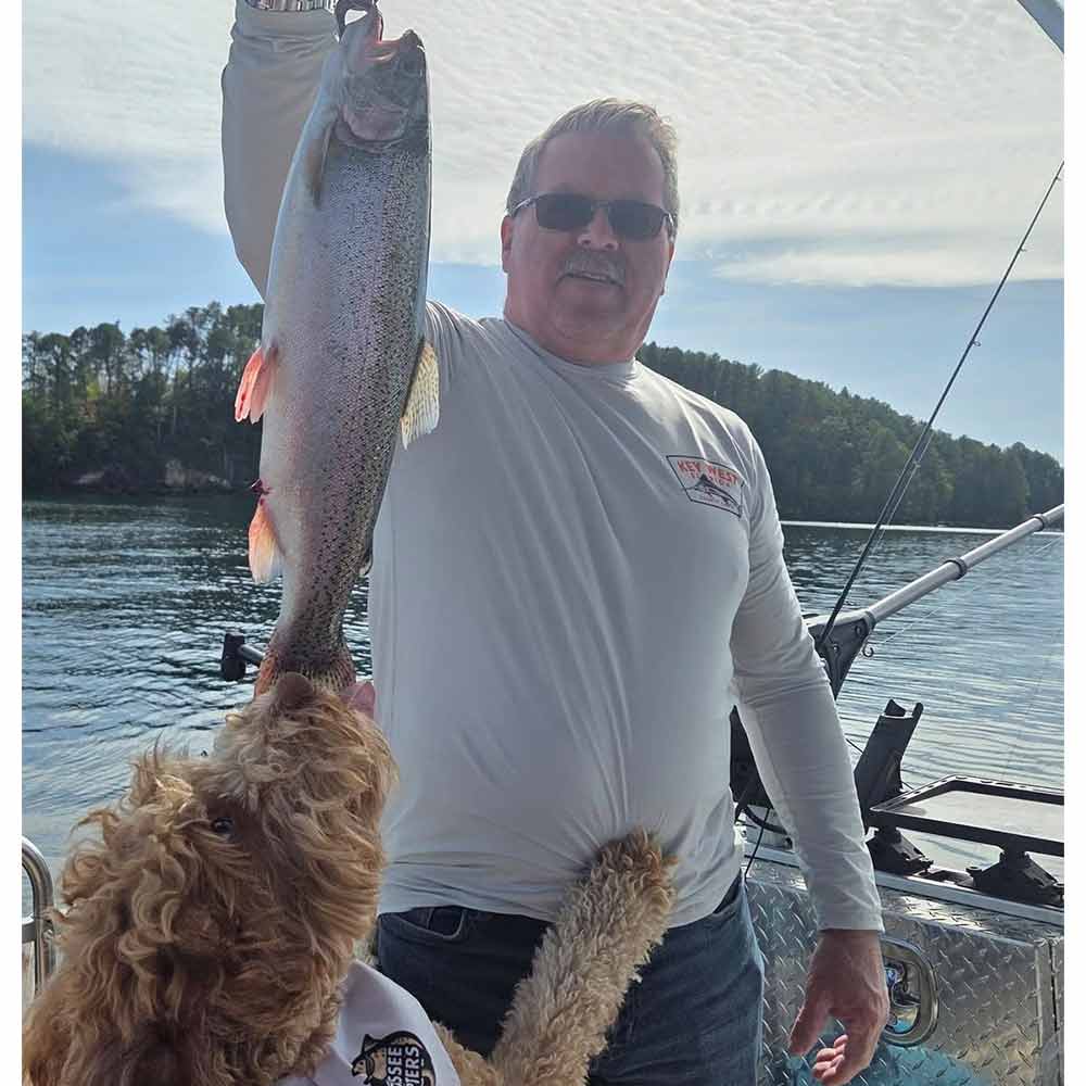 A nice rainbow this week with Jocassee Charters