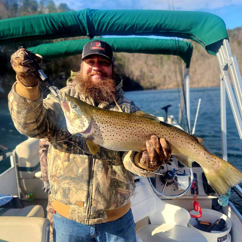 A giant caught with Guide Casey Jones