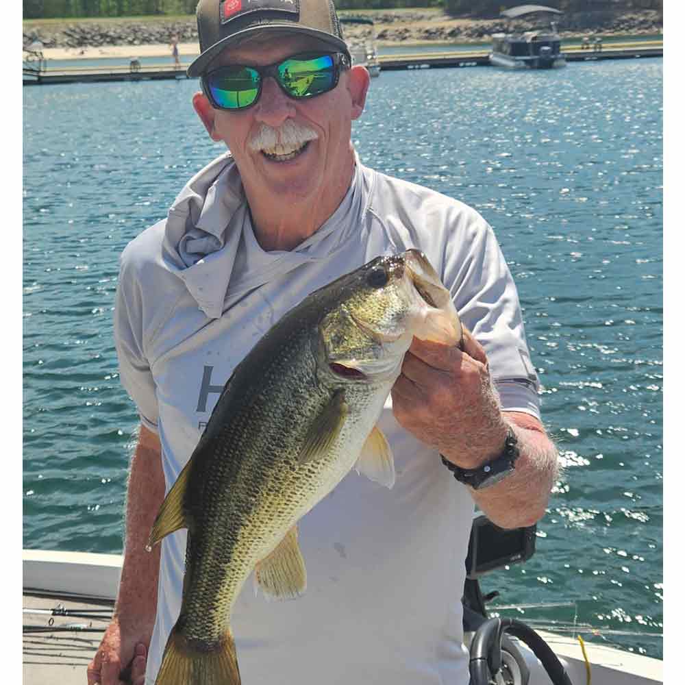 Chip Cranford with a healthy bass