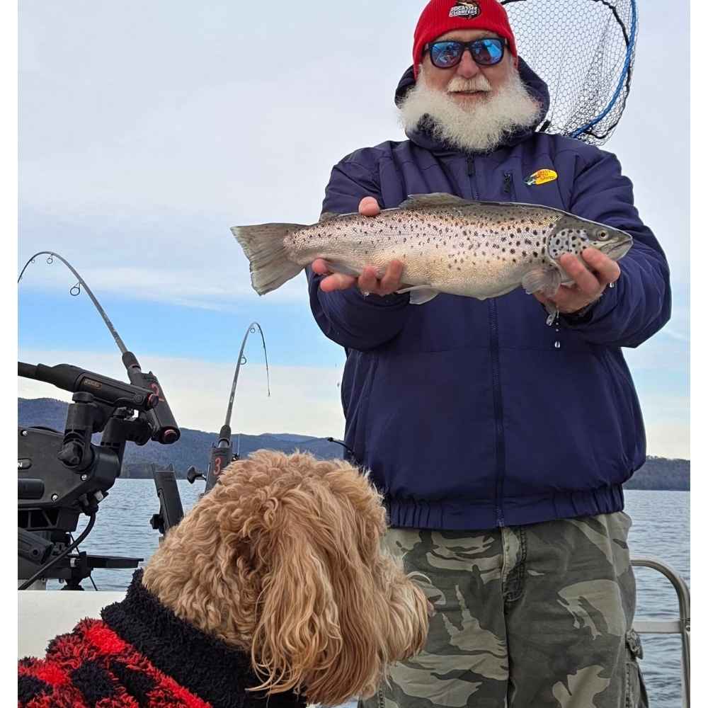 Guide Sam Jones with a pretty brown