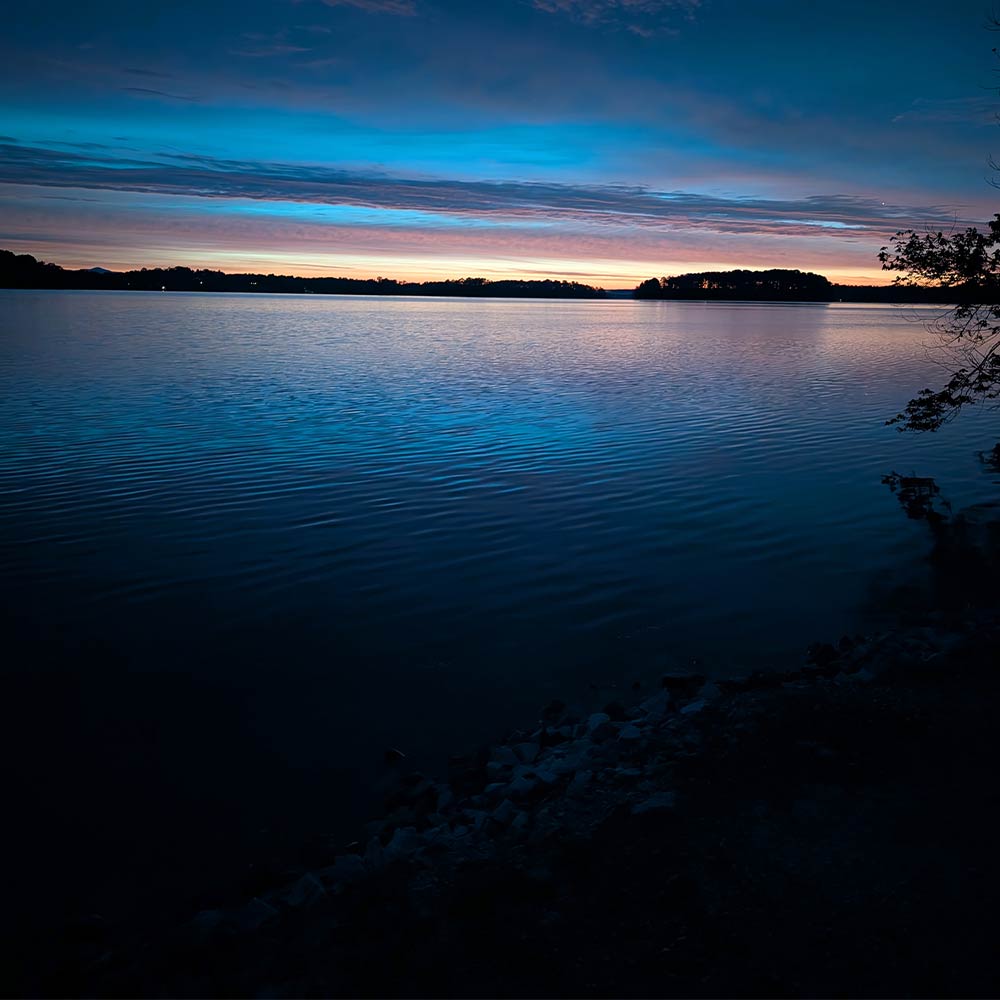 Lake Keowee this morning