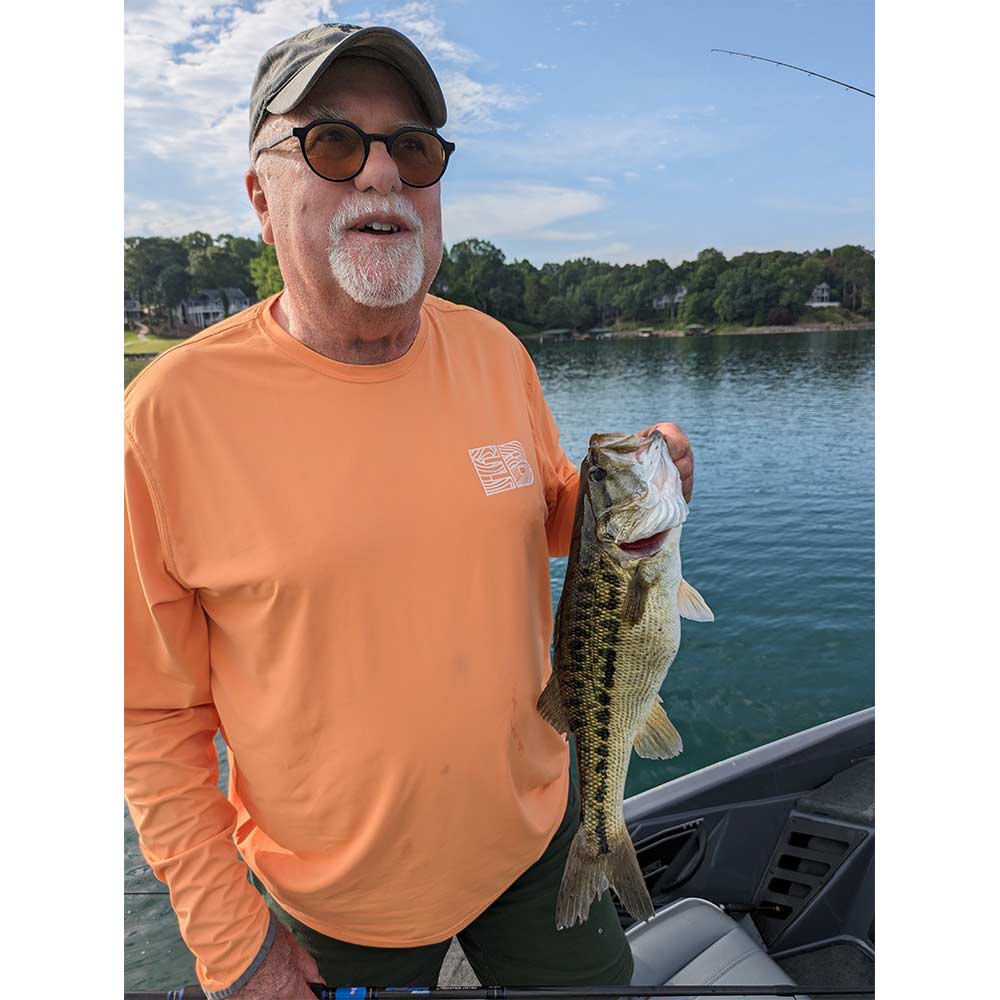 Caught on a topwater with Charles Townson this morning